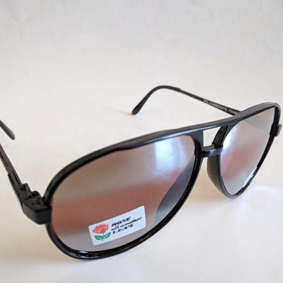 NWT TruVintage Sports Aviator All Weather Rose Glass lens Sunglasses - Picture 2 of 3